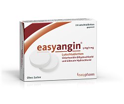 easyangin<sup>®</sup> Mentholgeschmack 5mg/1mg Lutschtabletten