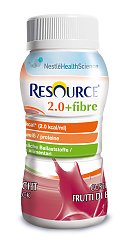 Resource 2.0 Fibre 200ml Erdbeer 1x4
