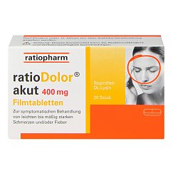 RatioDolor Ibuprofen 400mg Filmtabletten