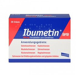 Ibumetin Filmtabletten Forte 400mg